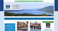 Desktop Screenshot of canandaiguachamber.com